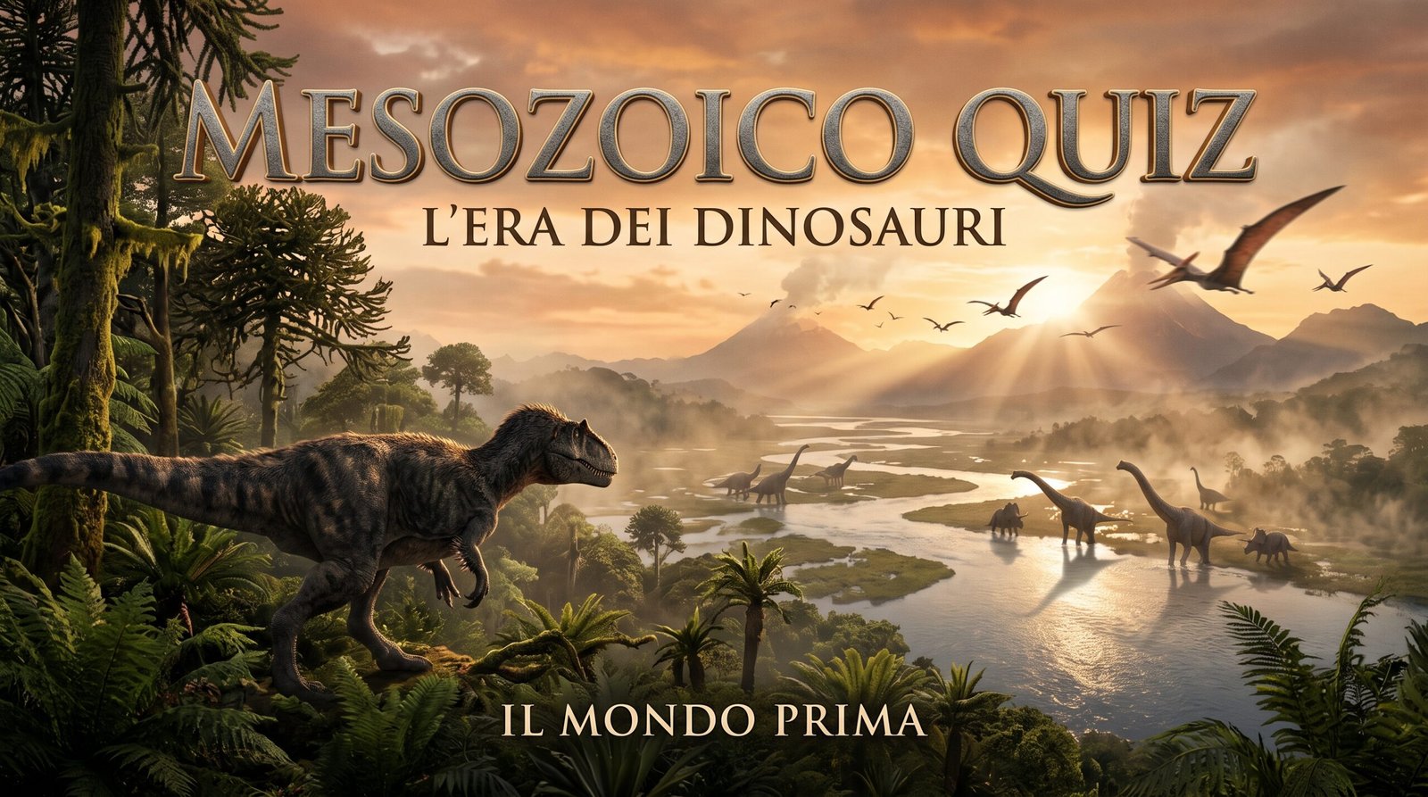 Mesozoico Quiz: L'Era dei Dinosauri