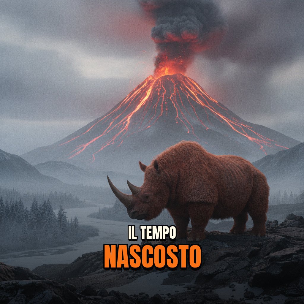 Ricostruzione dell'ambiente neogenico con fauna preistorica e dettagli geologici, illuminazione naturale cinematografica